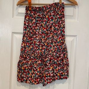 London Jean Floral Romper